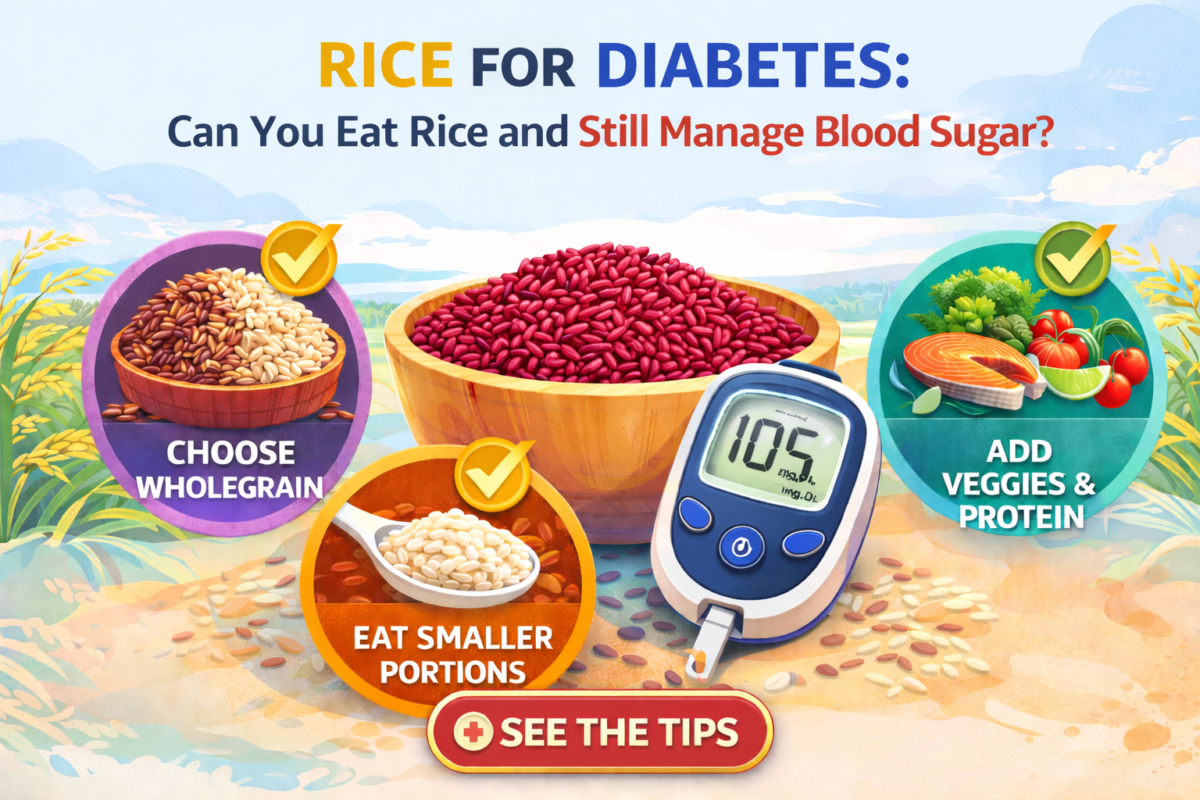 Managing blood sugar with rice choices